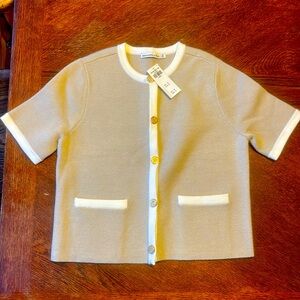New with tags Abercrombie & Fitch short sleeve sweater size XS